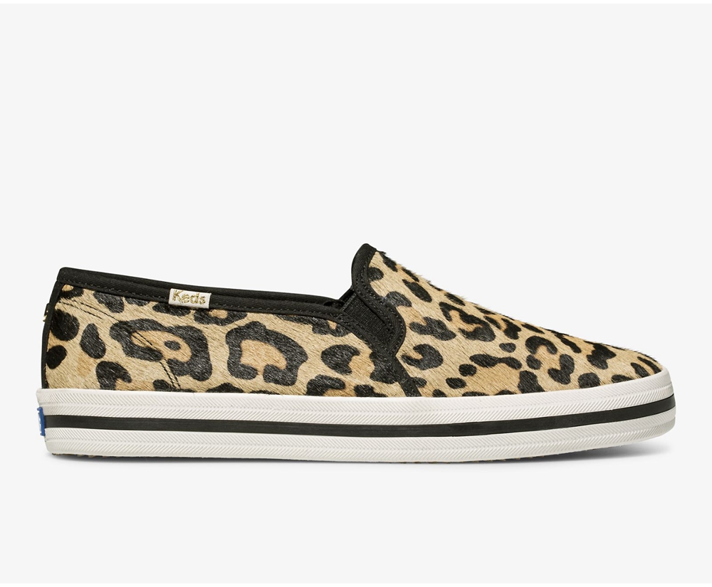 Slip Ons Keds Femme Leopard - Kate Spade New York Calf Hair Slip On - 106-TCKAOP